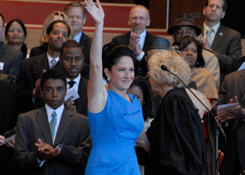 City Clerk Susana Mendoza 2011 Inaguration