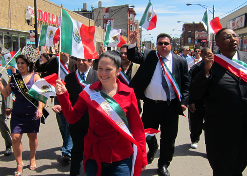 City Clerk Susana Mendoza Mexican Independance Parade