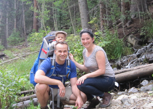 Susana Mendoza and Family Hiking