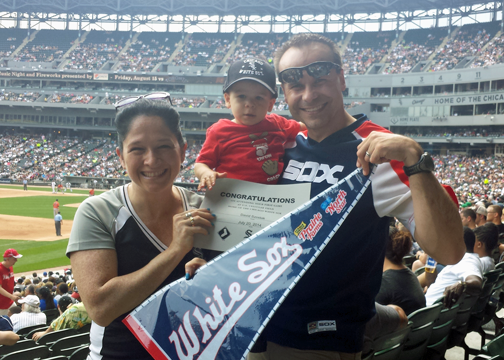 Susana and David's First White Sox Game