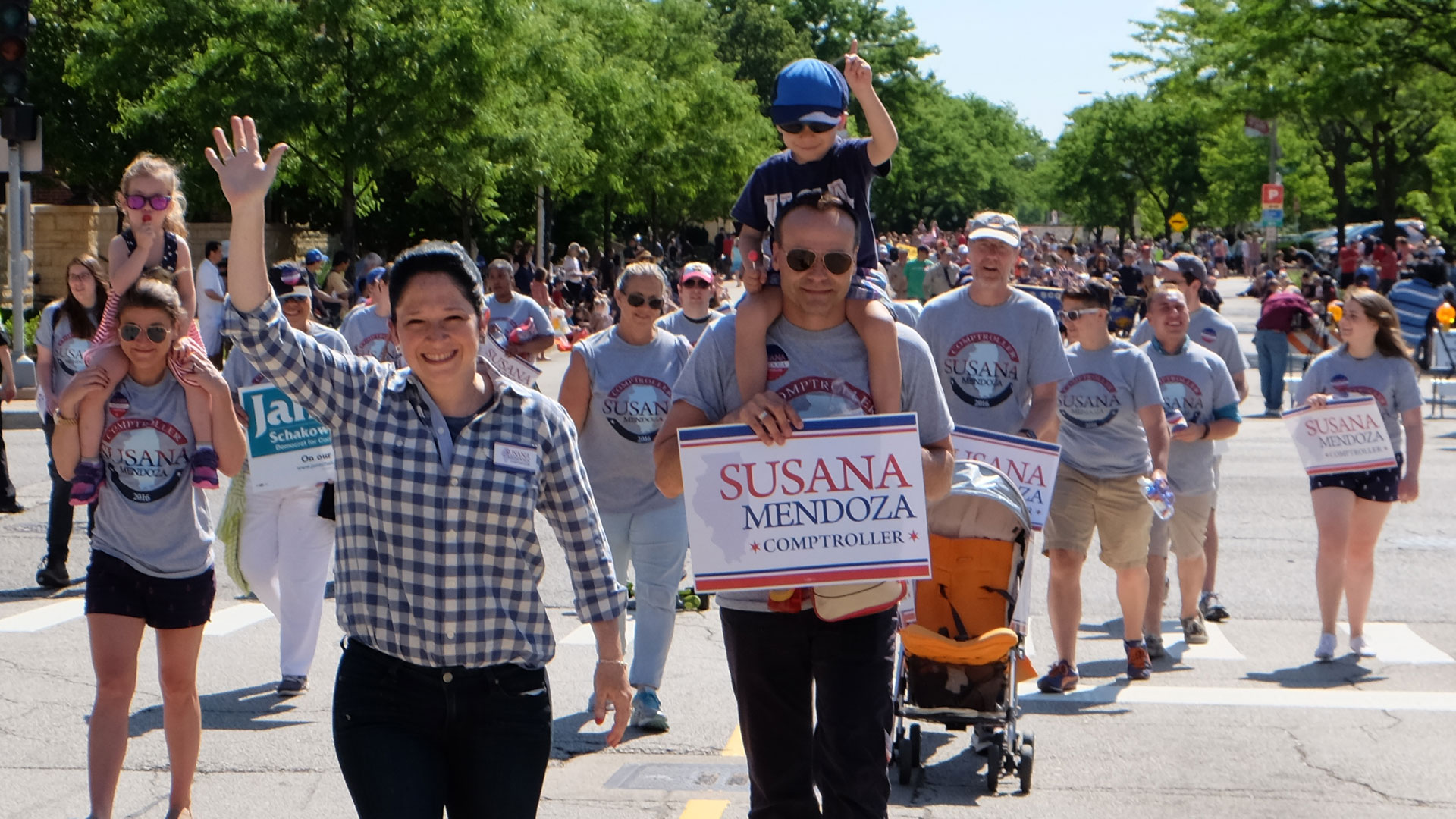 March for Susana Quad City Labor Day Parade Susana A. Mendoza