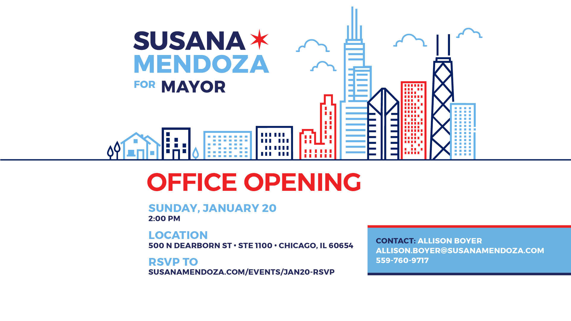 Campaign HQ Susana A. Mendoza