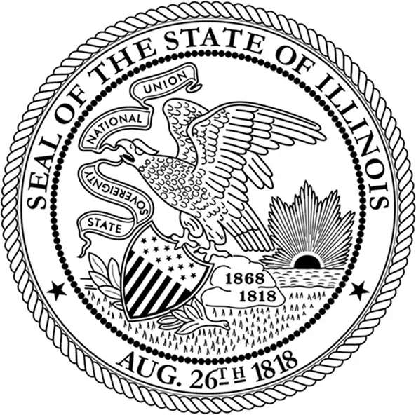 Seal of the State of Illinois - Aug 26th 1818